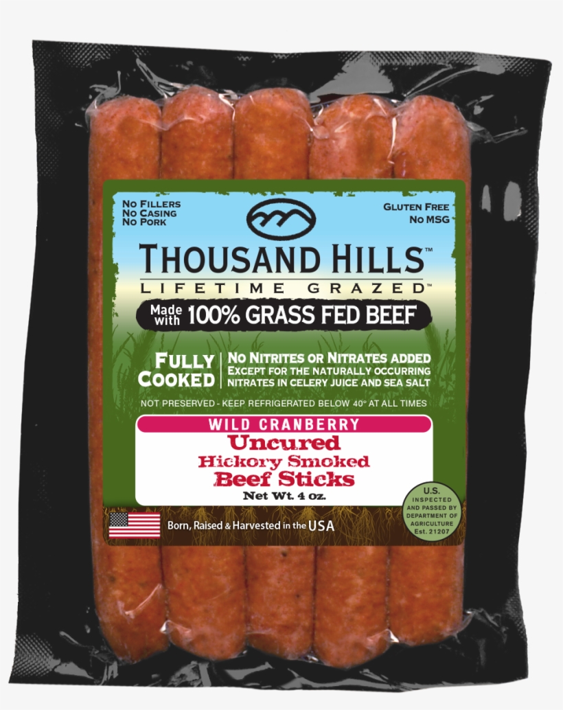 Beef Sticks - Wild Cranberry - Beef, transparent png