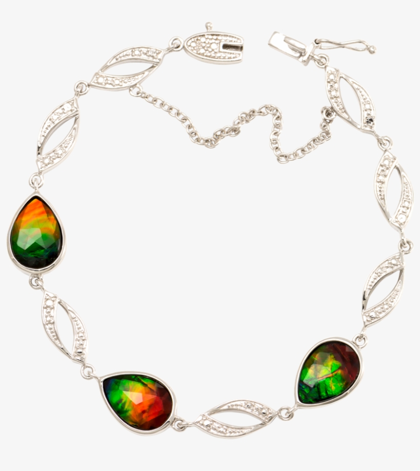 Nea 14k Yellow Gold Diamond Bracelet By Korite Ammolite - 14k Yellow Gold Diamond Bracelet, transparent png