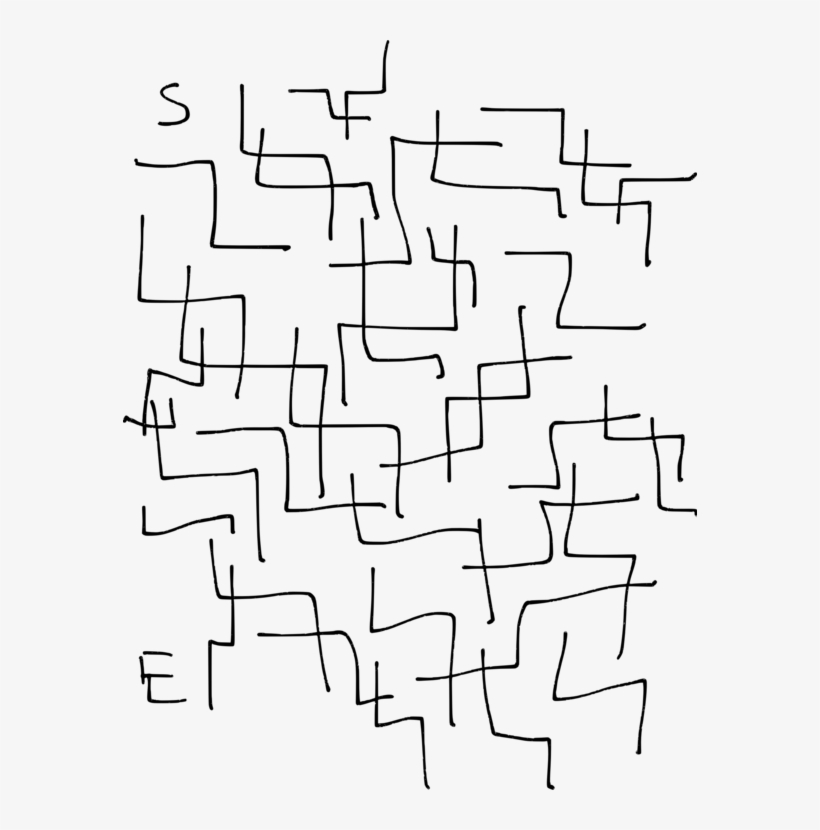 Drawing Maze Labyrinth /m/02csf Computer Icons - Maze Sketch, transparent png