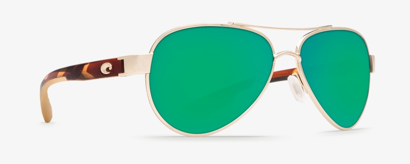 Costa Loreto Womens Sunglasses - Costa Del Mar Loreto Rose Gold Square Sunglasses Blue, transparent png