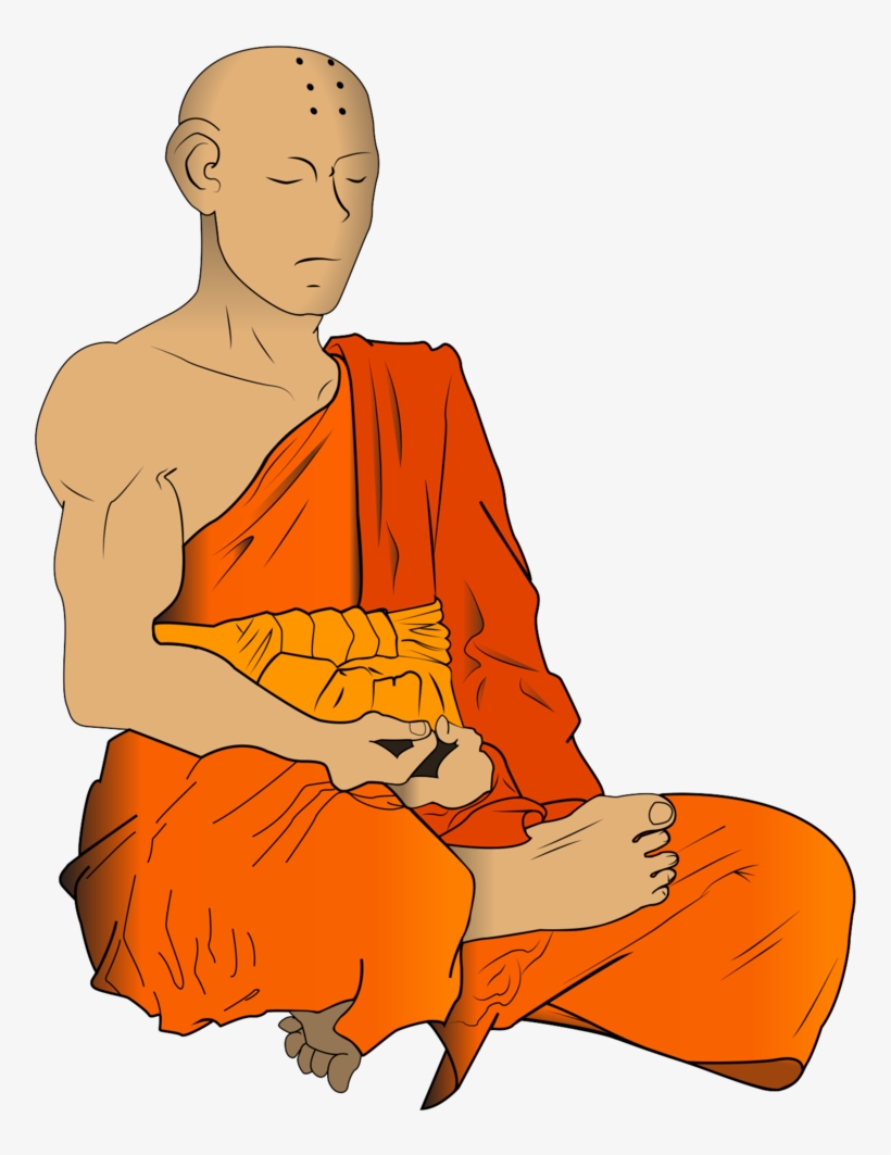 Svg Transparent Library Buddhist By Shad Wwatcher On - Buddhist Monk Transparent Background, transparent png