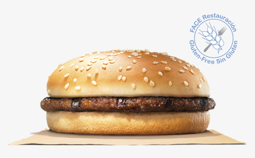 Hamburguesa Sin Gluten - Hamburguesa Sin Gluten Burger King, transparent png