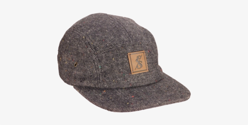 291 Charcoal Tweed 5 Panel - Tweed, transparent png