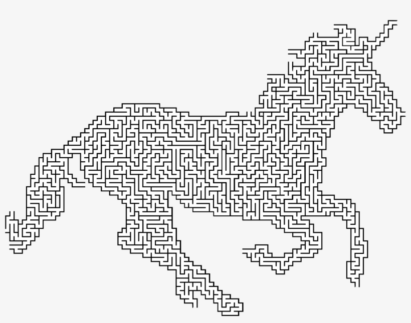 Big Image - Silhouette Of A Maze, transparent png