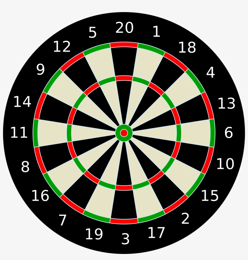 New Svg Image - Dart Board Svg, transparent png