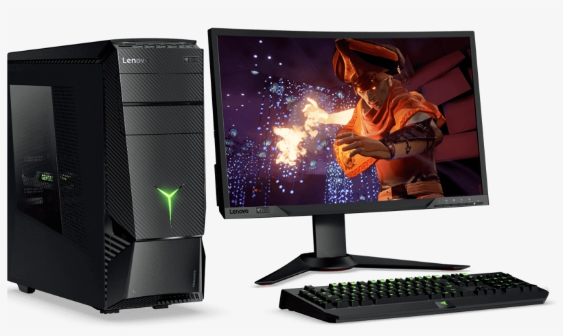 Gaming Desktop Png - Lenovo Ideacentre Y900 Re-34isz Signature Edition Gaming, transparent png