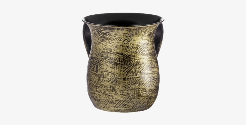Washing Cup Embossed Texture - A&m Judaica 26929 Embossed Texture Stainless Steel, transparent png