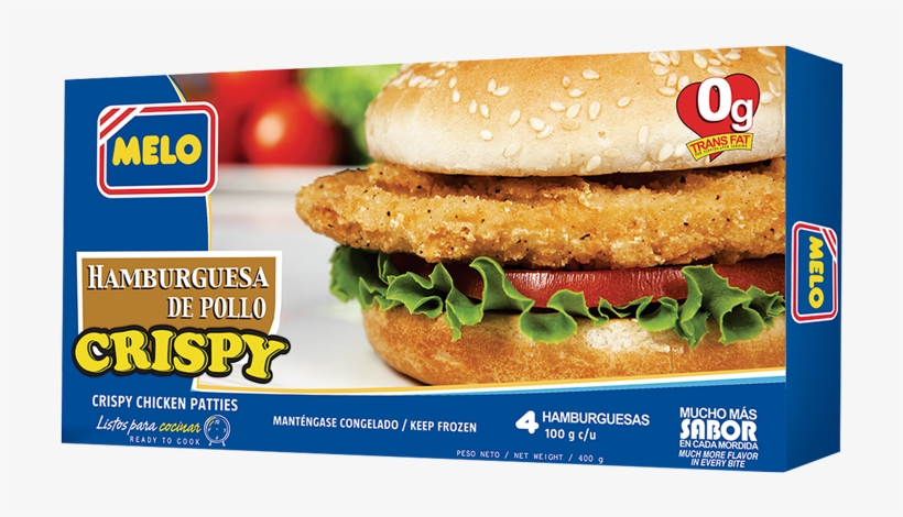 Hamburguesa De Pollo Xtra Crispy - Bun, transparent png