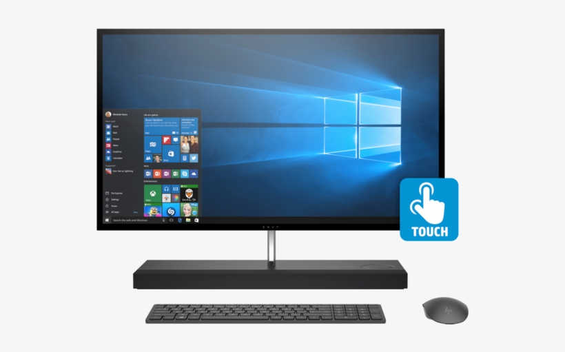 Hp Envy All In One Desktop - Hp Envy 27, transparent png