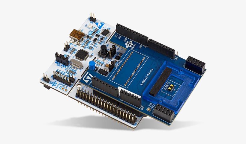 Stmicroelectronics P Nucleo 53l1a1 Evaluation Board - Stm32 Nucleo-64 Development Board Arduino And St Morpho, transparent png