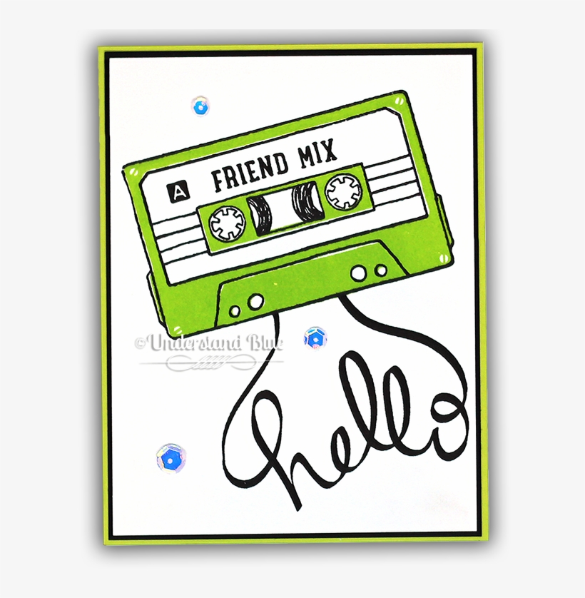 Hello Mix Tape By Understand Blue - Paper Product, transparent png