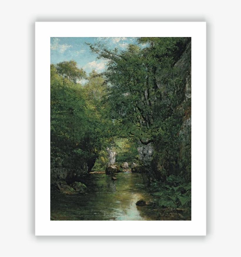 The Water Stream, La Brème - Realismo En El Arte Imagenes, transparent png
