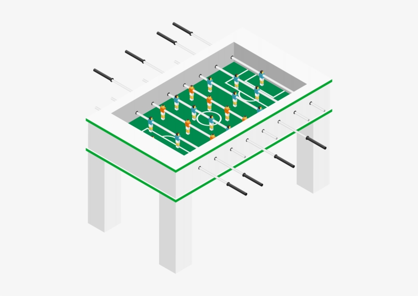 Table Football Game Png Clip Art - Table Football Png, transparent png