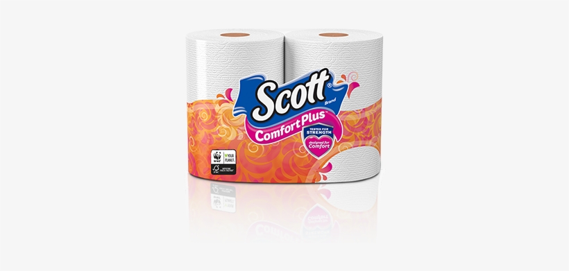 Introducing New Scott® Comfortplus™ Toilet Paper, The - Scott Comfort Plus Bath Tissue, transparent png