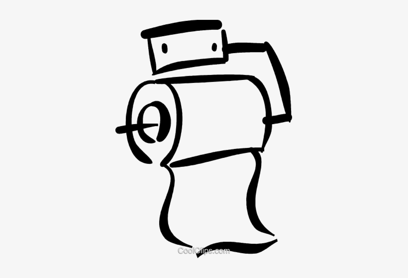 Toilet Paper Royalty Free Vector Clip Art Illustration - Toilet Paper Illustration Png, transparent png