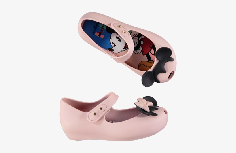 Minnie Ultragirl Minnie & Mickey Mouse 'ears' Pumps - Mini Melissa Girls Ultragirl Disney Twins Mary Janes, transparent png