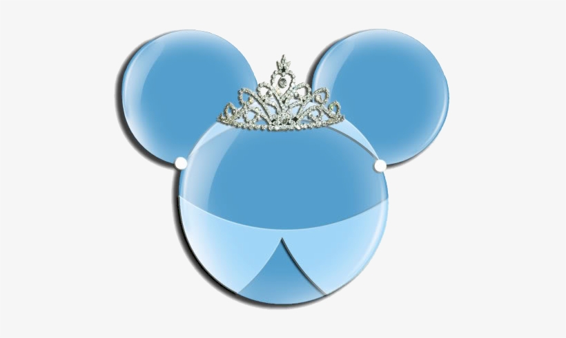 Free Mickey Ears Png - Cinderella Mickey Mouse Head, transparent png