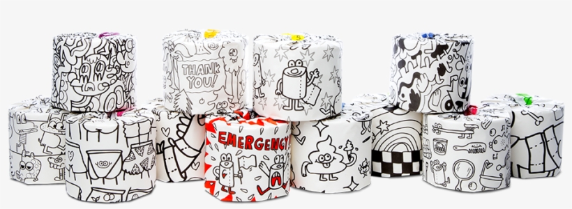 Colouring Edition Toilet Paper - Who Gives A Crap :: Toilet Paper, transparent png