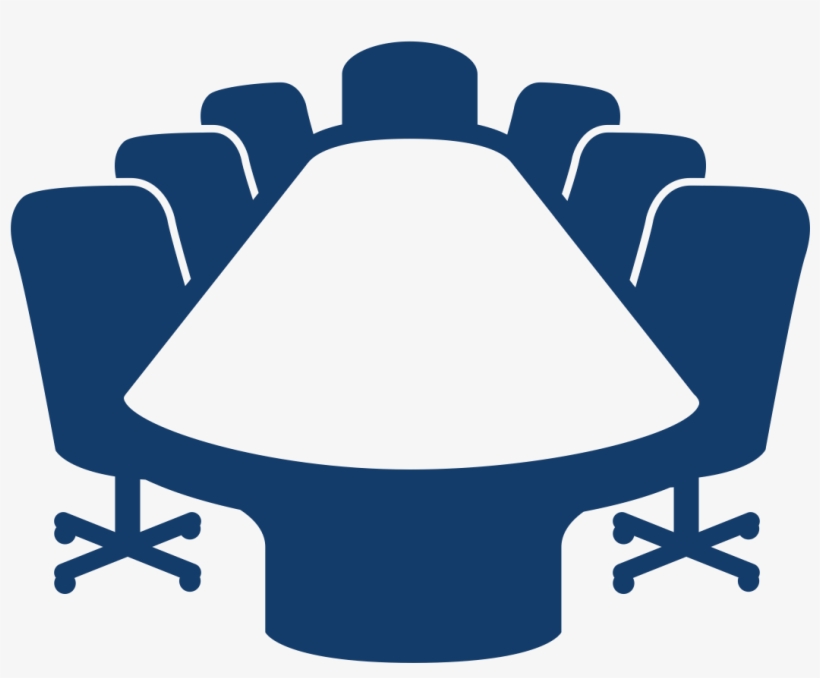 Table Clipart Board Director Pencil And In Color Table - Meeting Table Icon Png, transparent png