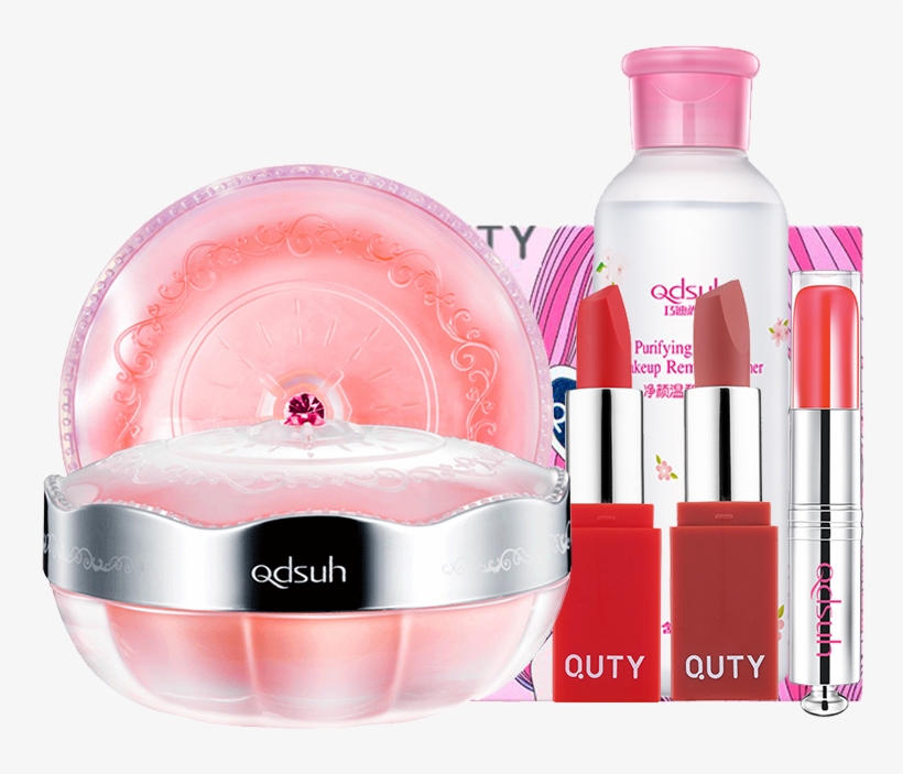 Qiao Di Shang Hui Qdsuh Powder Loose Powder Honey Peach - Face Powder, transparent png