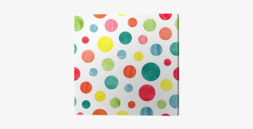 Seamless Colorful Dots Pattern - Colorful Dots Pattern, transparent png