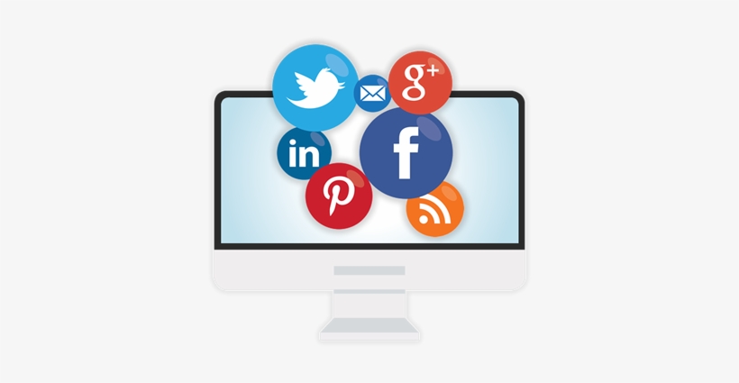 Gestão De Redes Sociais - Social Media Marketing Icons, transparent png