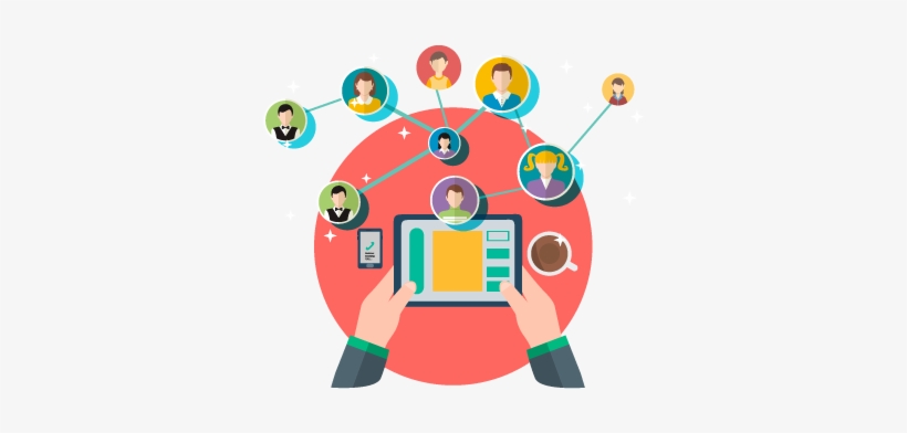 Gestão De Redes Sociais - Illustration, transparent png