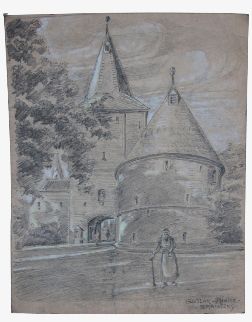 Freeuse S Original Art Nouveau Watercolor Of - Drawing, transparent png