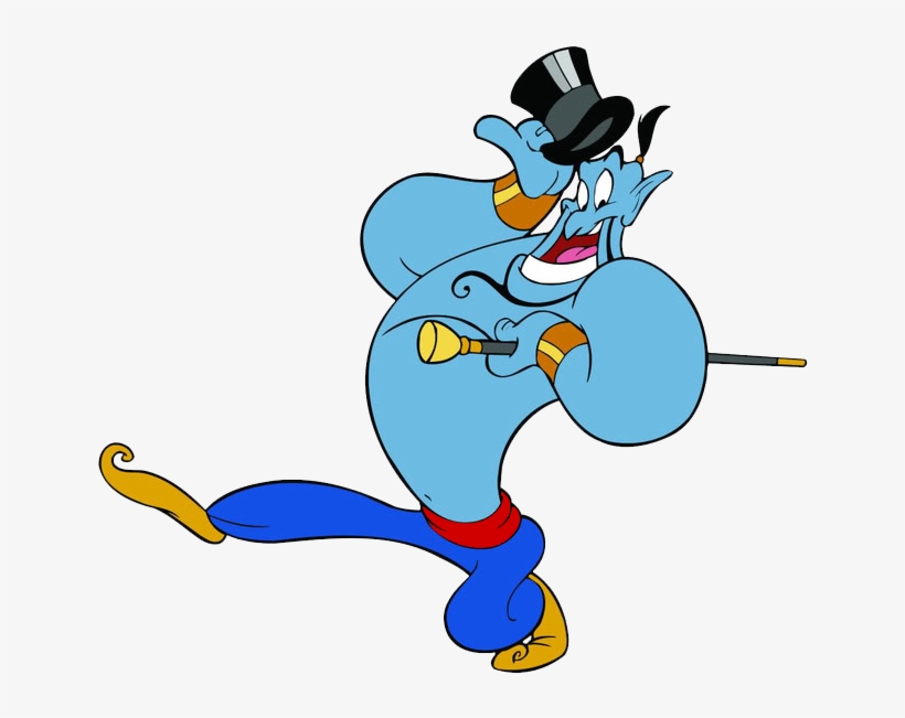 Genie Lamp Clipart Academic Team - Disney Aladdin Genie Clipart, transparent png