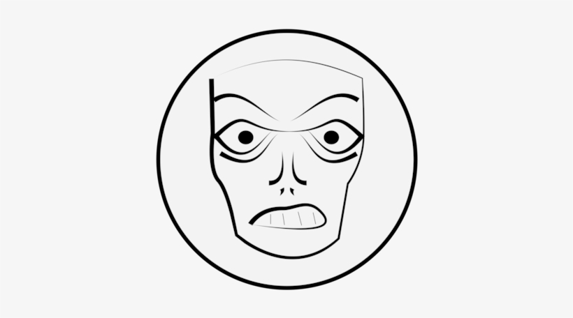 Smiley Face Anger Facial Expression Download - Clip Art, transparent png