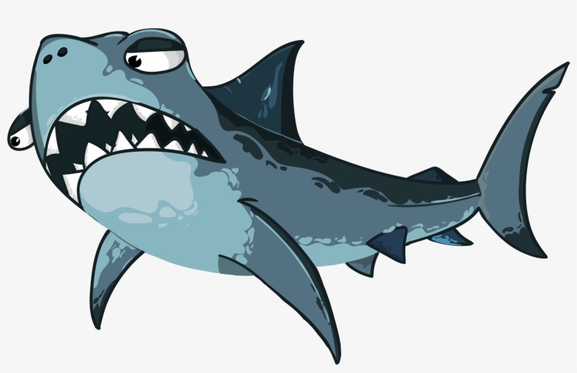 Cartoon Vector Shark - Shark, transparent png