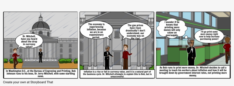 Inflation Cartoon - Storyboard, transparent png