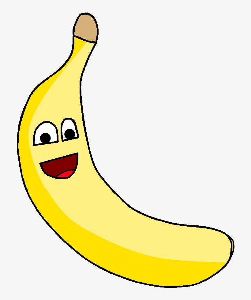 Banner Stock Banana Clipart Banna Frames Illustrations - Smiley Banana Clip Art, transparent png