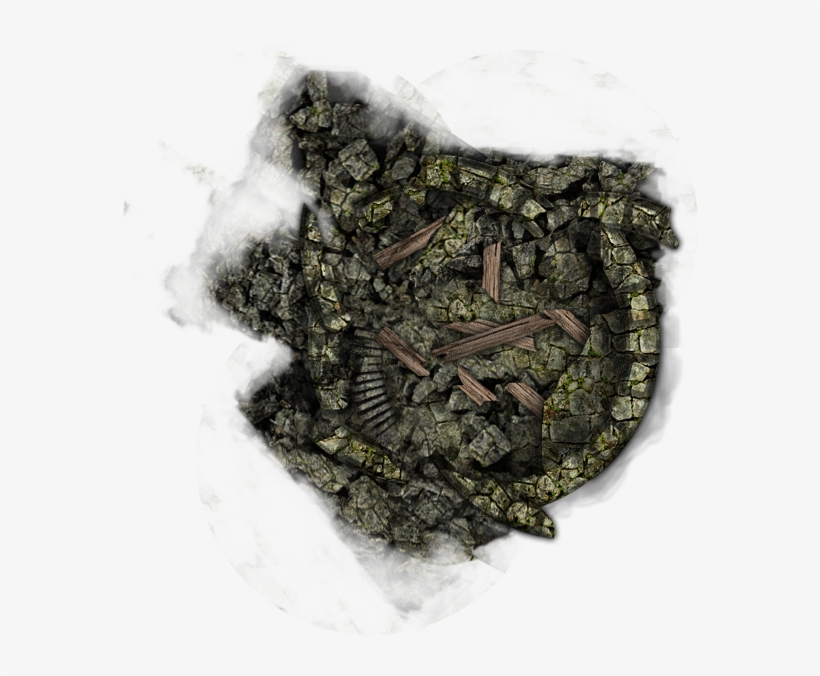 Here Is The Collapsed Castle Tower We Created In My - House Fly, transparent png