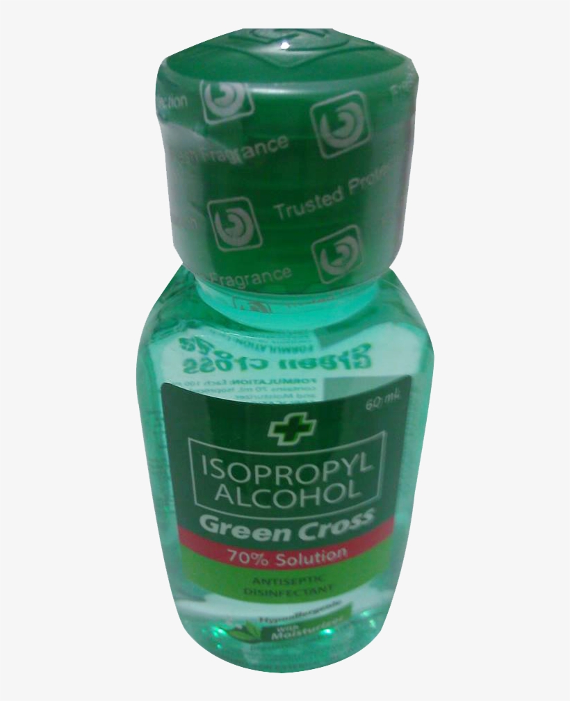 Isopropyl Alcohol Green Cross - Green Cross Isopropyl Alcohol, transparent png