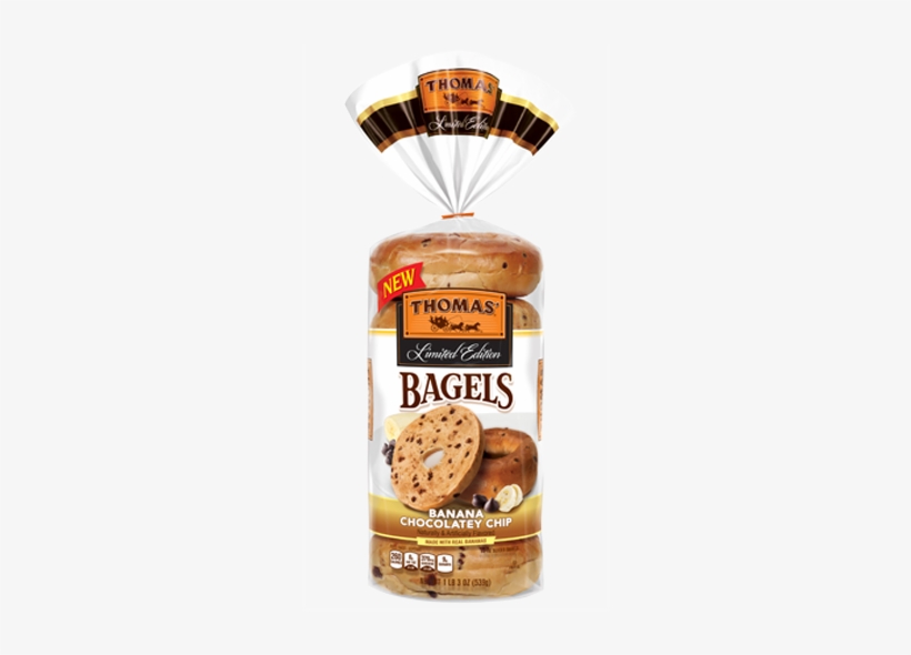 Thomas Banana Chocolate Chip Bagels, transparent png