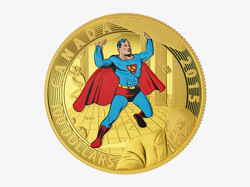 14-karat Gold Coin - Superman Gold Coin 2014, transparent png