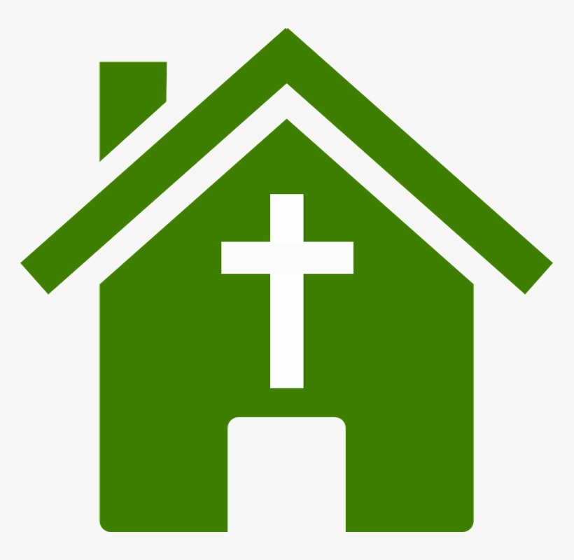 Greenchurch - Green Home Icon Vector, transparent png