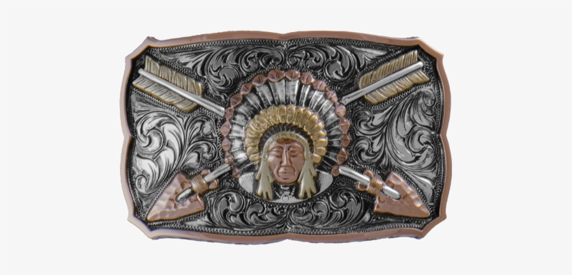 The Indian Chief Concho, With Full-feathered Headdress, - Carving, transparent png