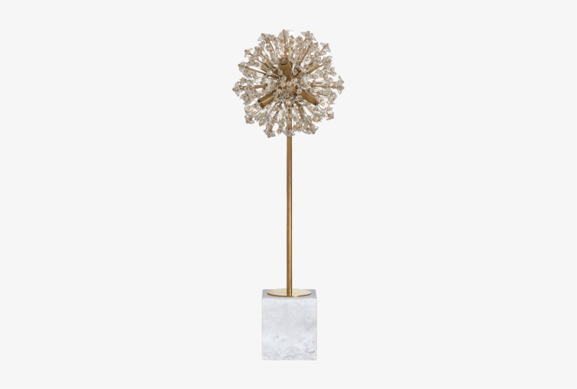 Dickinson Buffet Table Lamp In Soft Brass And White - Chandelier, transparent png