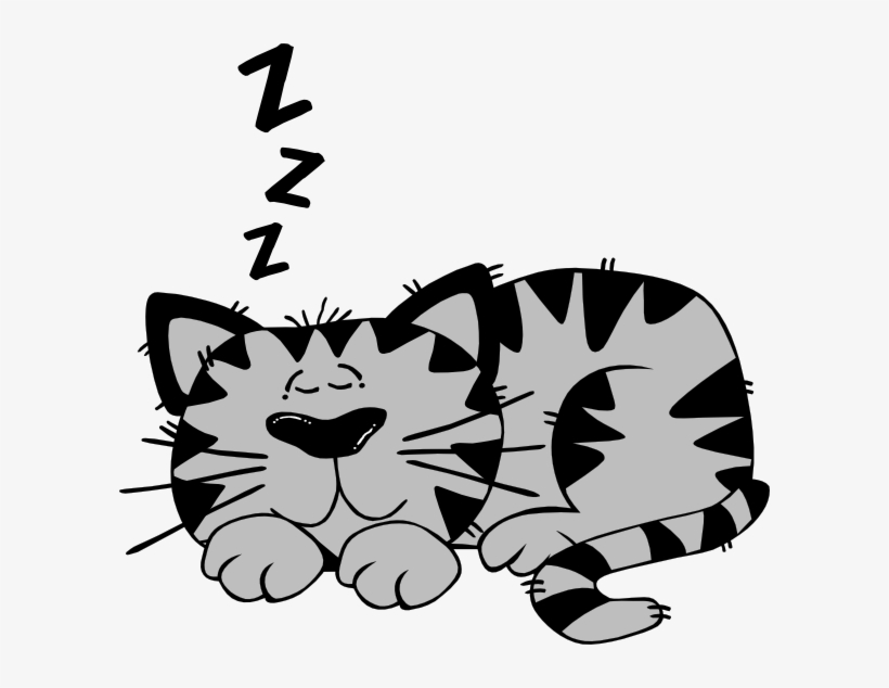 How To Set Use Sleeping Cat Clipart, transparent png