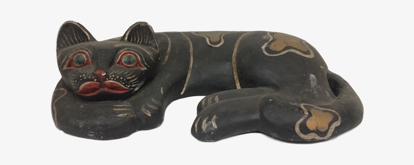Sleeping Cat - Black Cat, transparent png