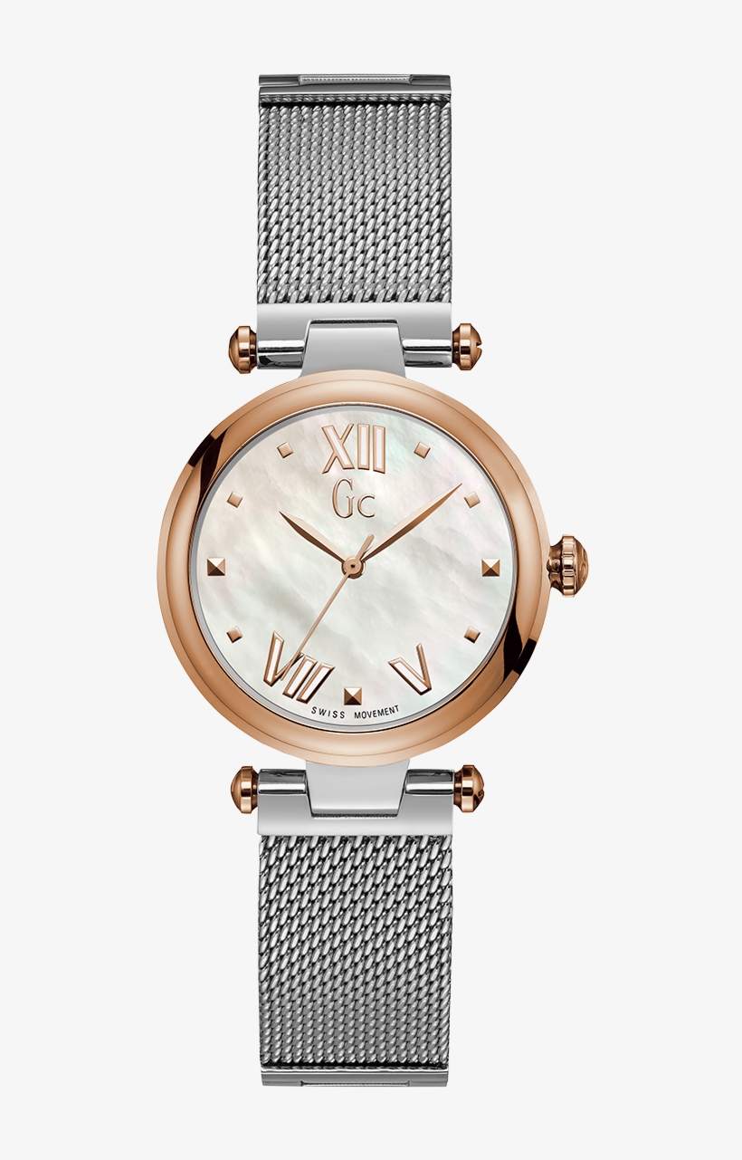 Gc Purechic Metal Large - Watch Gc Y31003l1 - Steel Silver Woman, transparent png