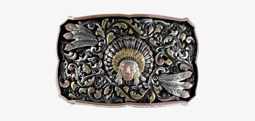 The Indian Chief Concho, With Full-feathered Headdress, - Relief, transparent png