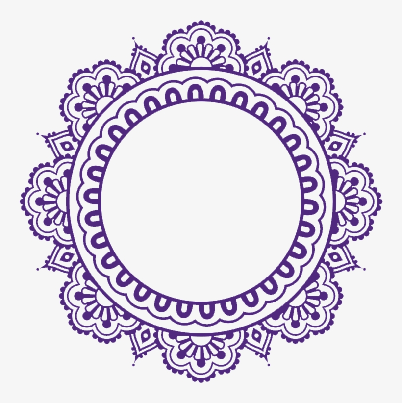 Contact - Henna Patterns Circle, transparent png