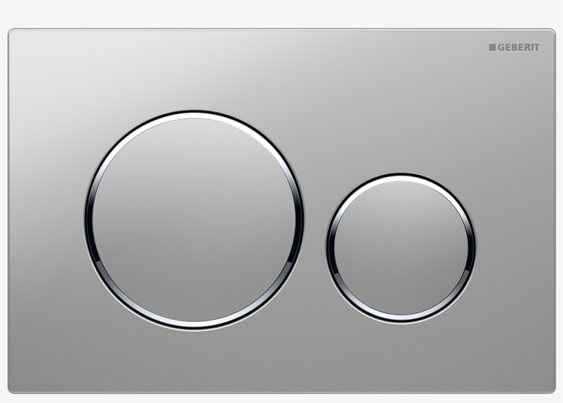 Geberit Sigma20 Matt Plate With Chrome Trim - Geberit 115.882 Kn 1, transparent png