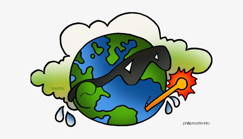 Real World Clipart Earth Transparent Background - Earth Cartoon Global Warming Png, transparent png