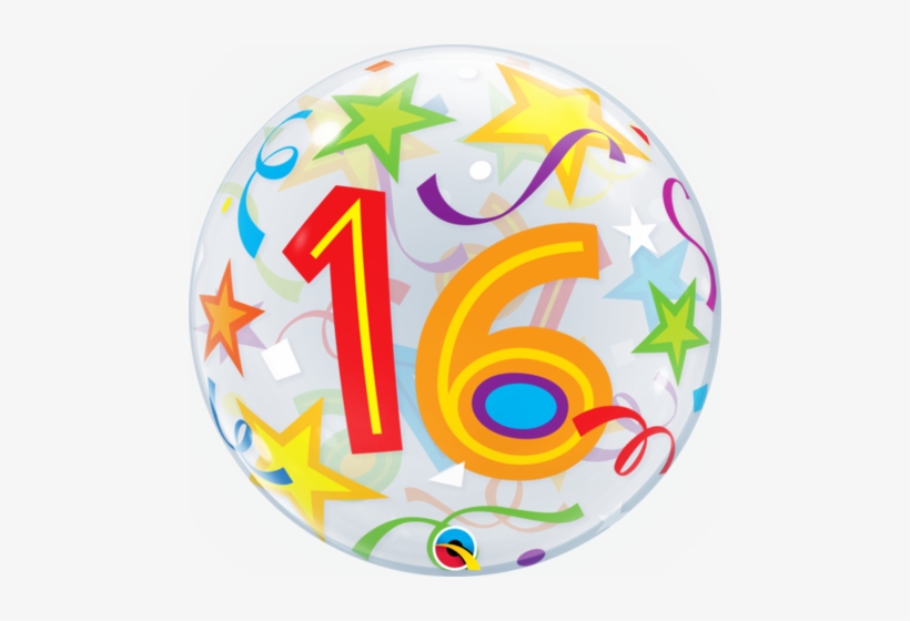 16 Brilliant Stars Bubble Balloon - 22" 16 Brilliant Stars Plastic Bubble Balloons - Mylar, transparent png