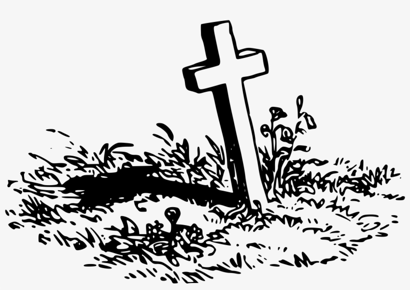 Headstone Cemetery Grave Burial Funeral Free Commercial - Grave Clipart, transparent png