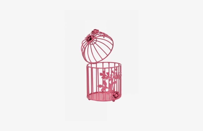 Pink Bird Cage - Birdcage, transparent png